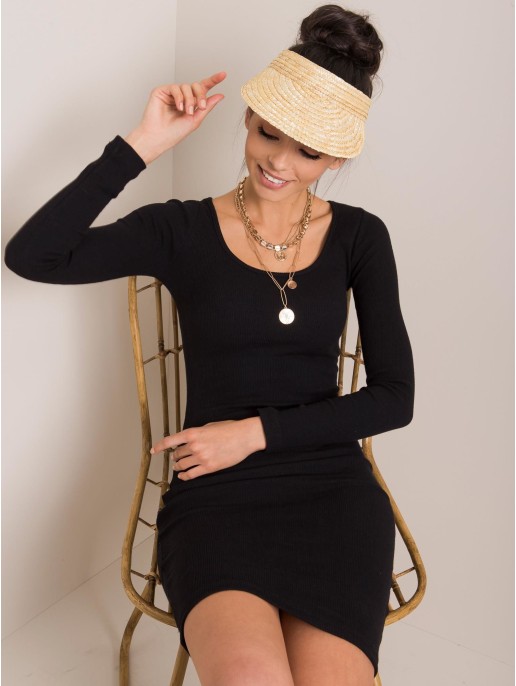 Suknelė-RV-SK-5296.01P-juoda Suknelė-RV-SK-5296.01P-juoda