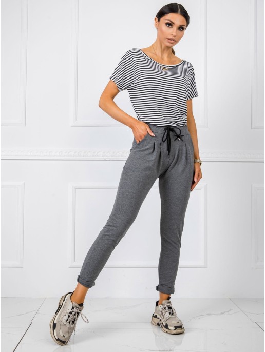 Spodnie dresowe-TP-DR-5477.88-ciemny szary Spodnie dresowe-TP-DR-5477.88-ciemny szary