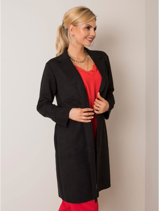 Płaszcz-D45360Y43384A1-czarny Płaszcz-D45360Y43384A1-czarny