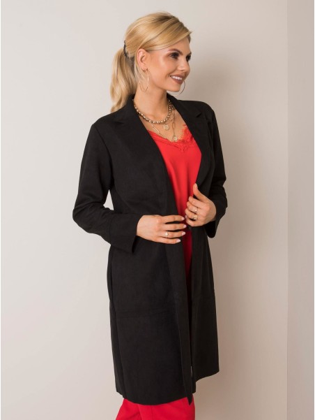 Płaszcz-D45360Y43384A1-czarny