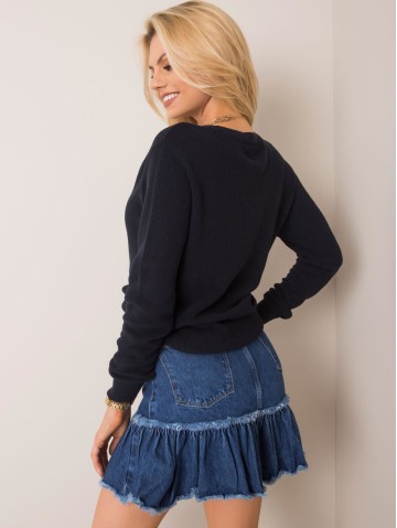 Sweter-D93019Z90715A-granatowy 2