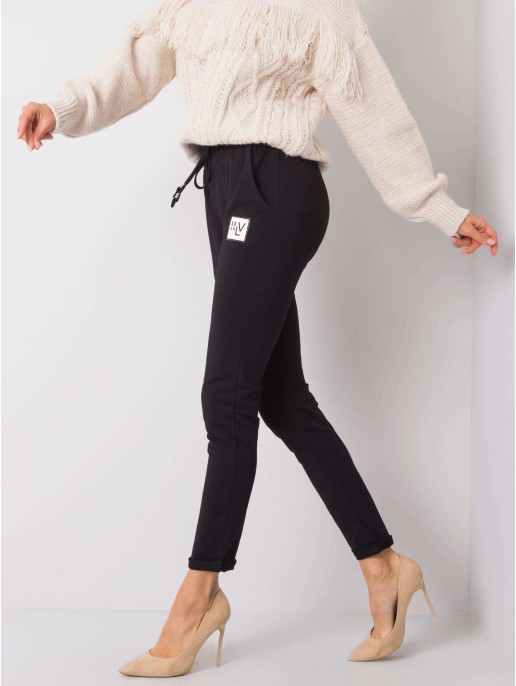 Spodnie dresowe-RV-DR-5670.15-czarny Spodnie dresowe-RV-DR-5670.15-czarny