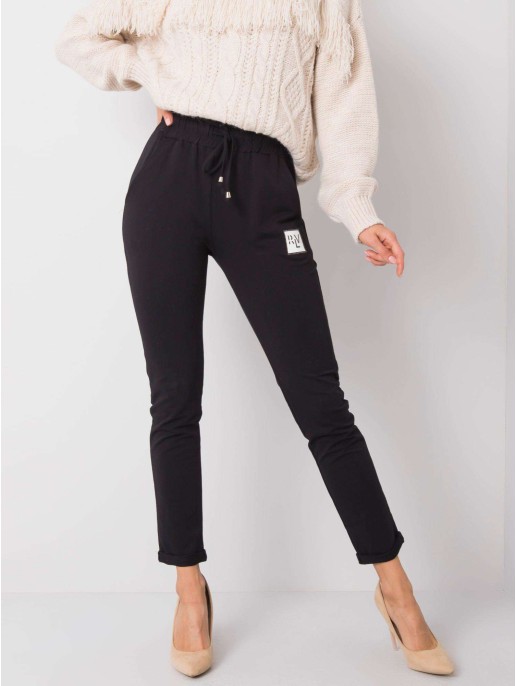 Spodnie dresowe-RV-DR-5670.15-czarny Spodnie dresowe-RV-DR-5670.15-czarny