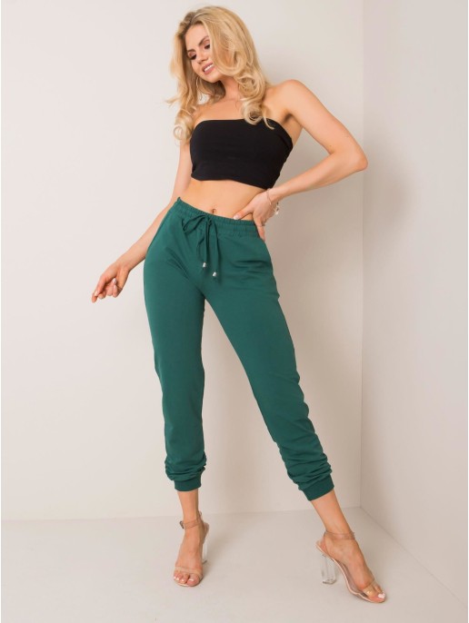 Spodnie dresowe-RV-DR-5040.02X-ciemny zielony Spodnie dresowe-RV-DR-5040.02X-ciemny zielony