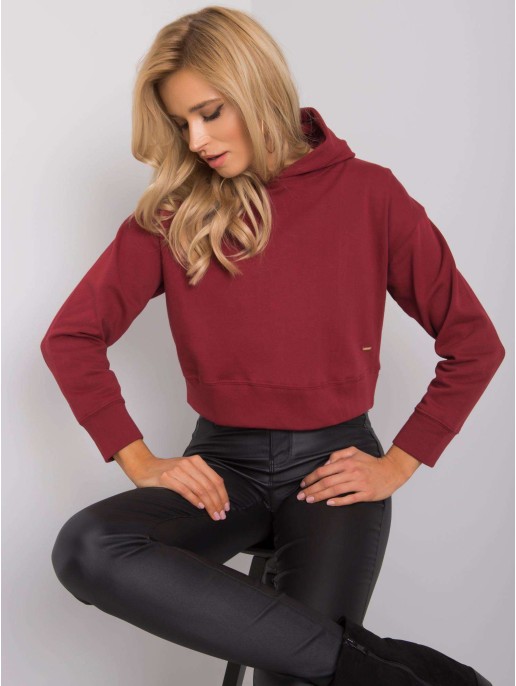 Bluza-TW-BL-G-046.99-bordowy Bluza-TW-BL-G-046.99-bordowy