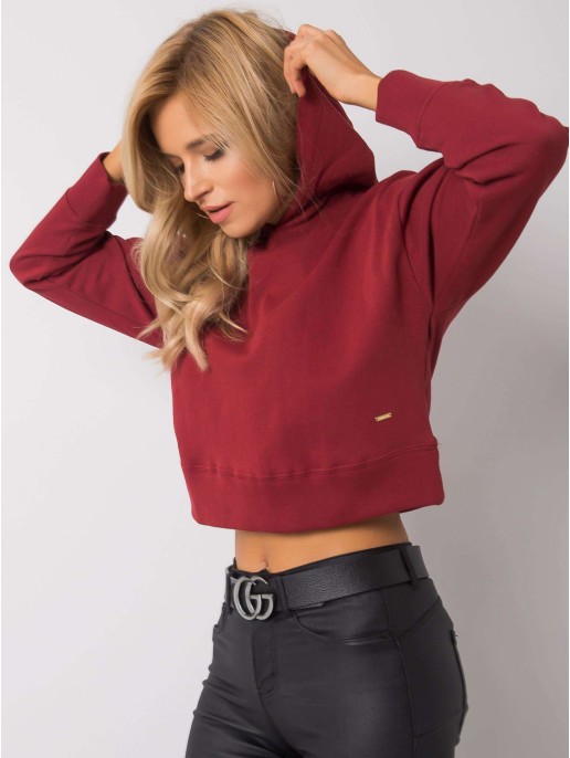 Bluza-TW-BL-G-046.99-bordowy Bluza-TW-BL-G-046.99-bordowy