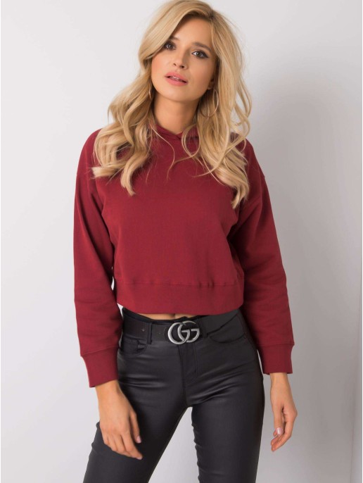 Bluza-TW-BL-G-046.99-bordowy Bluza-TW-BL-G-046.99-bordowy