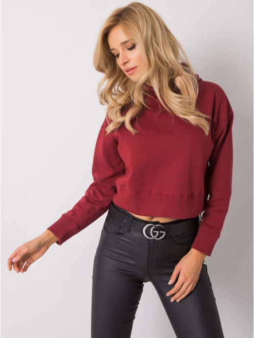 Bluza-TW-BL-G-046.99-bordowy Bluza-TW-BL-G-046.99-bordowy