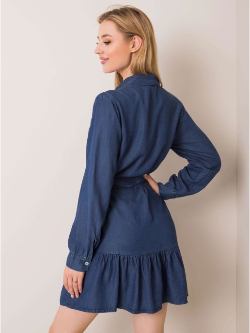 Suknelė-DHJ-SK-3679.52P-mėlyna Suknelė-DHJ-SK-3679.52P-mėlyna