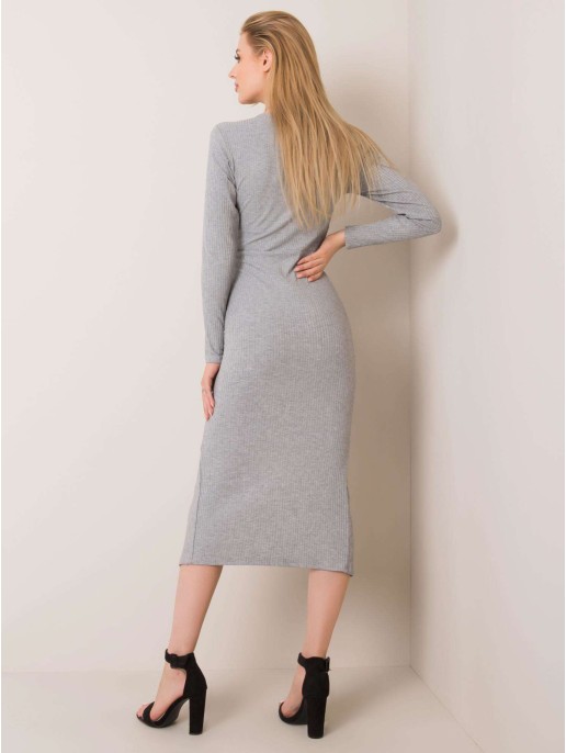 Suknelė-DHJ-SK-12213.50P-pilka Suknelė-DHJ-SK-12213.50P-pilka