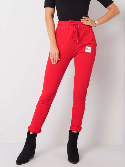 Spodnie dresowe-RV-DR-5670.15-czerwony Spodnie dresowe-RV-DR-5670.15-czerwony