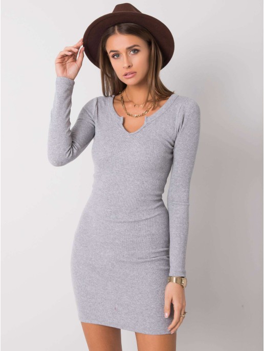 Sukienka-RV-SK-6053.16X-szary Sukienka-RV-SK-6053.16X-szary