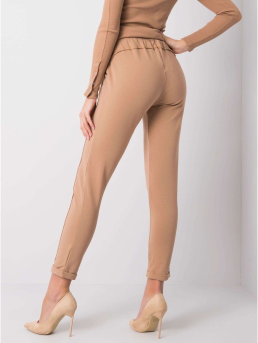 Spodnie dresowe-RV-DR-3589.07X-camelowy Spodnie dresowe-RV-DR-3589.07X-camelowy