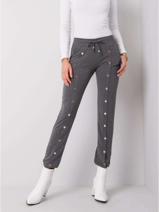 Spodnie dresowe-RV-DR-6016.08-ciemny szary Spodnie dresowe-RV-DR-6016.08-ciemny szary