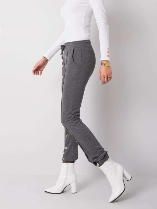 Spodnie dresowe-RV-DR-6016.08-ciemny szary Spodnie dresowe-RV-DR-6016.08-ciemny szary