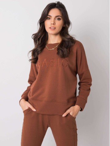 Bluza-RV-BL-6080.19-ciemny brązowy 2