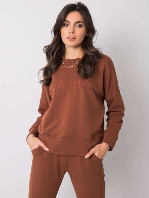 Džemperis-RV-BL-6080.19-tamsiai rudas Džemperis-RV-BL-6080.19-tamsiai rudas