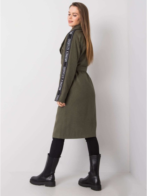 Płaszcz-LK-PL-508316.95P-khaki Płaszcz-LK-PL-508316.95P-khaki