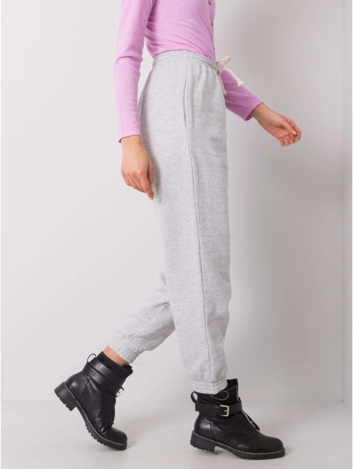 Spodnie dresowe-TW-DR-G-080.17-jasny szary
