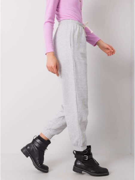 Spodnie dresowe-TW-DR-G-080.17-jasny szary
