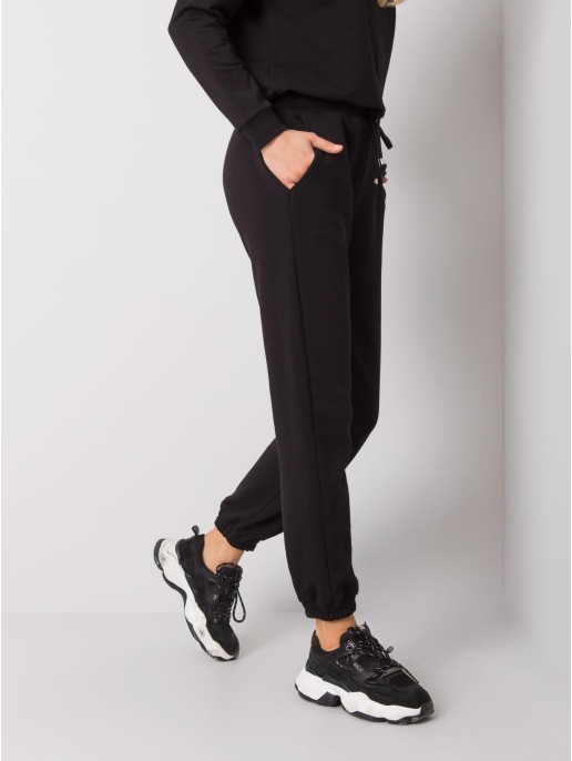 Spodnie dresowe-RV-DR-6120.03P-czarny Spodnie dresowe-RV-DR-6120.03P-czarny