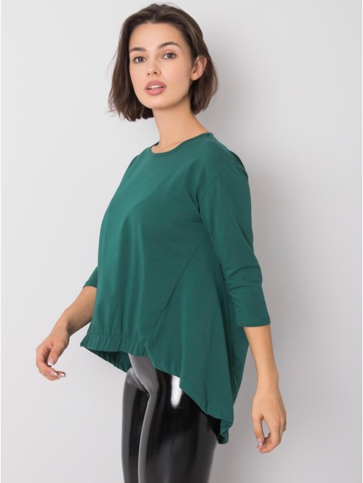 Bluzka-RV-BZ-5956.04-ciemny zielony Bluzka-RV-BZ-5956.04-ciemny zielony