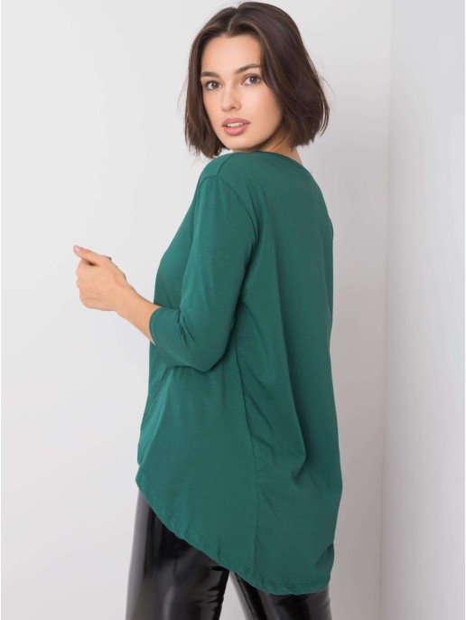 Bluzka-RV-BZ-5956.04-ciemny zielony Bluzka-RV-BZ-5956.04-ciemny zielony