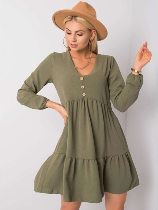 Sukienka-D50010F30264A-khaki Sukienka-D50010F30264A-khaki