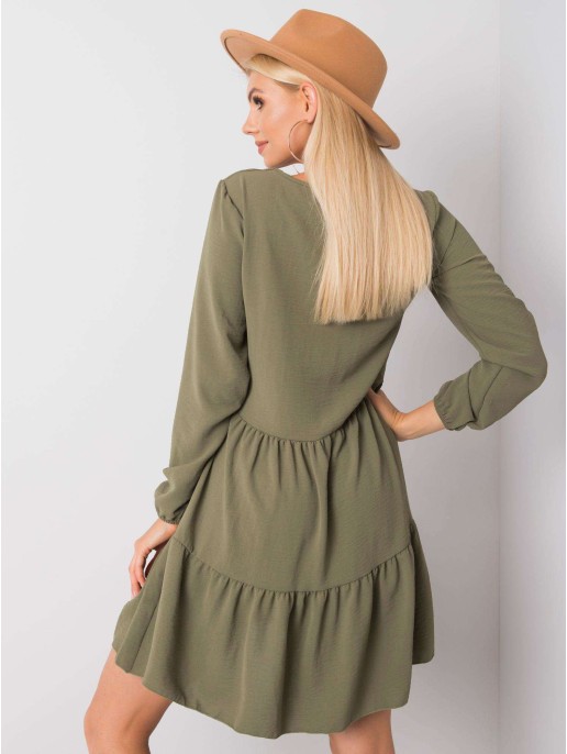 Sukienka-D50010F30264A-khaki Sukienka-D50010F30264A-khaki