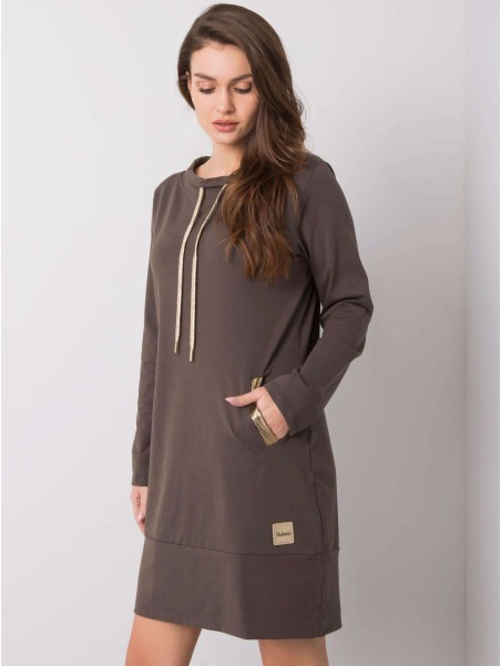 Suknelė-RV-SK-6067.15X-ciemny khaki