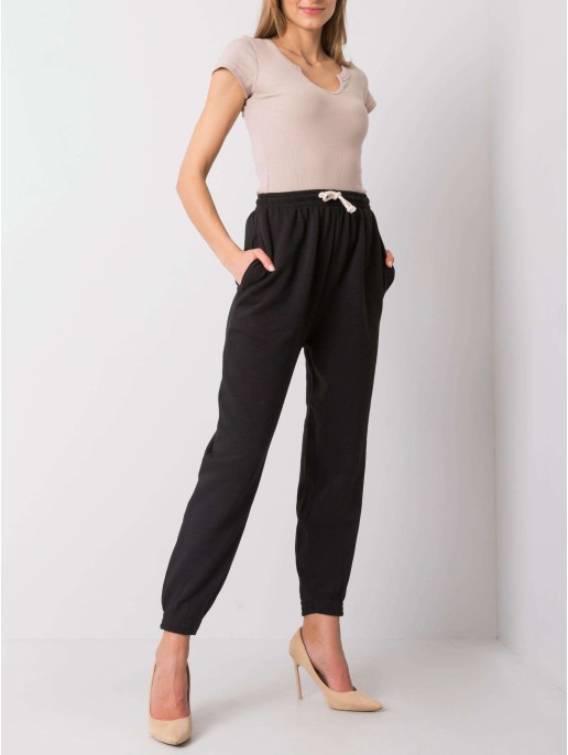 Spodnie dresowe-TW-DR-G-080.17-czarny Spodnie dresowe-TW-DR-G-080.17-czarny