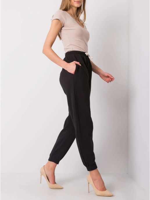 Spodnie dresowe-TW-DR-G-080.17-czarny Spodnie dresowe-TW-DR-G-080.17-czarny