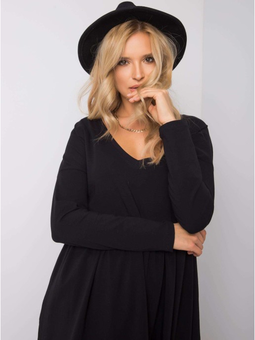 Suknelė-RV-SK-6008.19X-juoda Suknelė-RV-SK-6008.19X-juoda