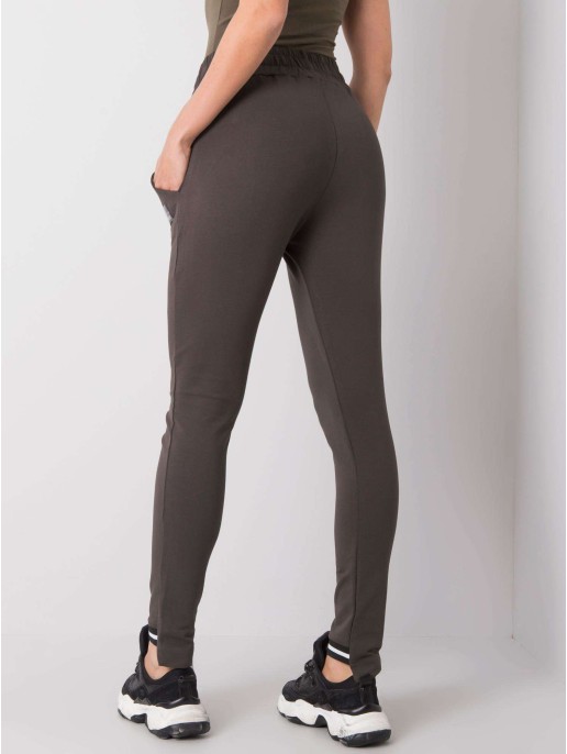 Spodnie dresowe-RV-DR-5773.18X-ciemny khaki Spodnie dresowe-RV-DR-5773.18X-ciemny khaki