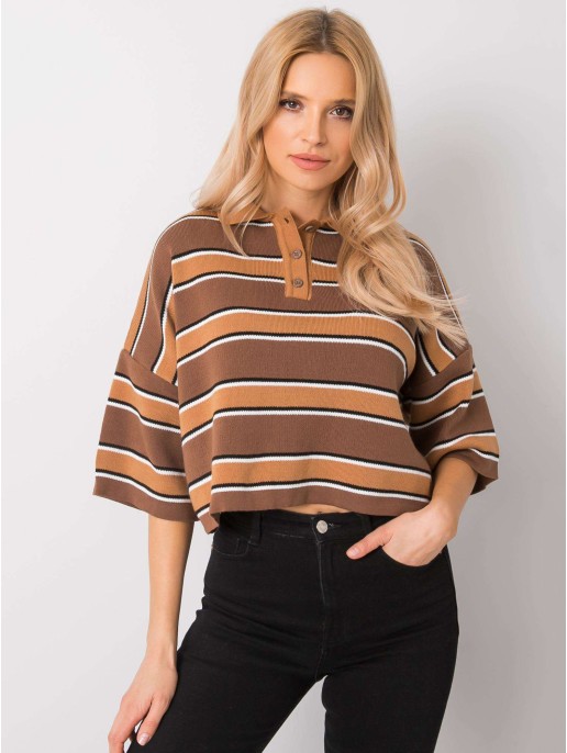 Bluzka-269-BZ-15501.95P-brązowy Bluzka-269-BZ-15501.95P-brązowy
