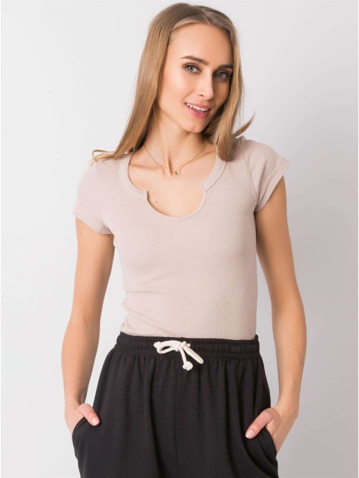 Bluzka-TW-BZ-OB012.30-beżowy Bluzka-TW-BZ-OB012.30-beżowy