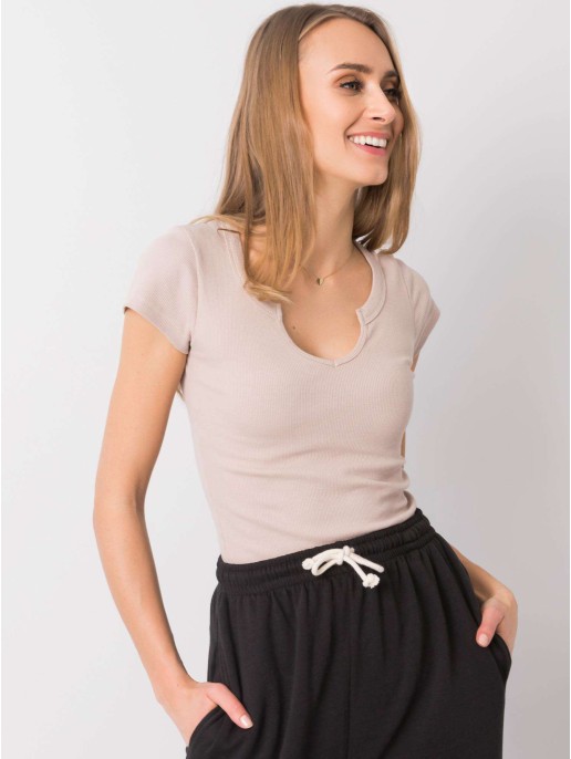 Bluzka-TW-BZ-OB012.30-beżowy Bluzka-TW-BZ-OB012.30-beżowy