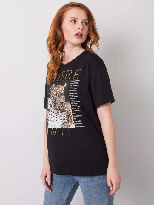 T-shirt-HB-TS-3051.64P-czarny T-shirt-HB-TS-3051.64P-czarny