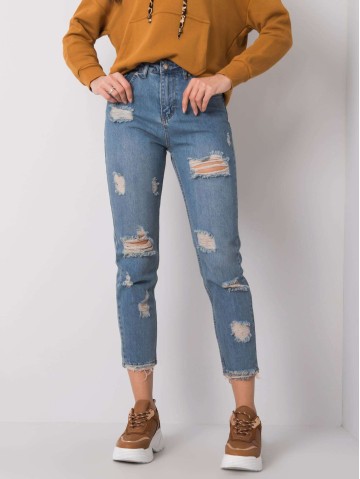 Spodnie jeans-318-SP-605.64P-niebieski 2