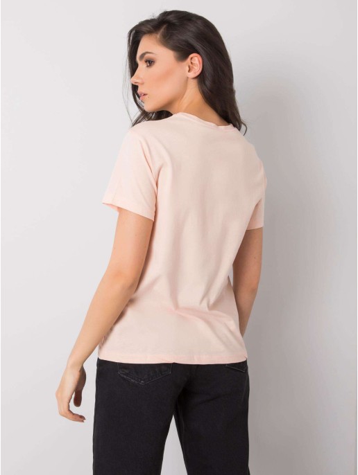 T-shirt-PM-TS-SS21TX03.14-łososiowy T-shirt-PM-TS-SS21TX03.14-łososiowy