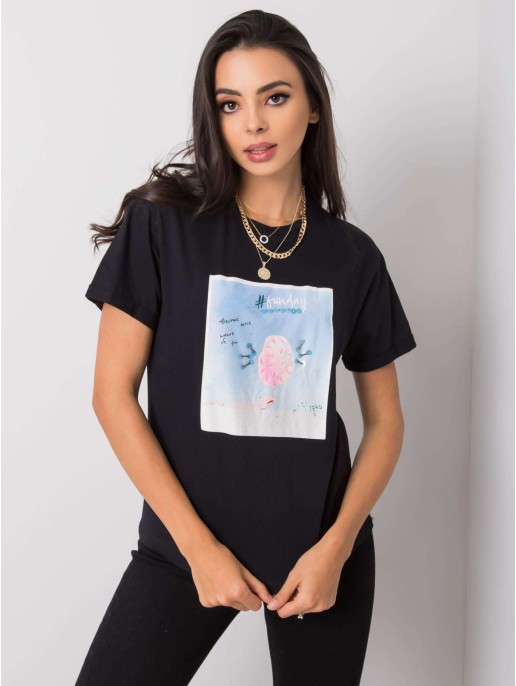 T-shirt-PM-TS-SS21CA59.01P-czarny T-shirt-PM-TS-SS21CA59.01P-czarny