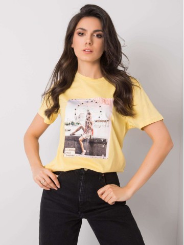 T-shirt-PM-TS-SS21TX41.20-żółty 2