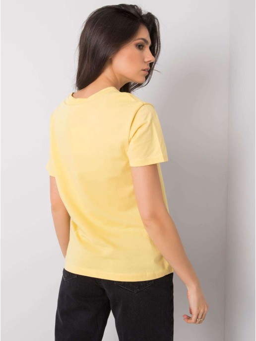 T-shirt-PM-TS-SS21TX41.20-żółty T-shirt-PM-TS-SS21TX41.20-żółty