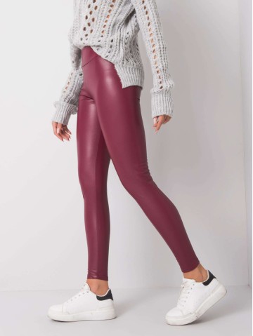 Leginsy-RV-LG-6007.11-ciemny czerwony 2