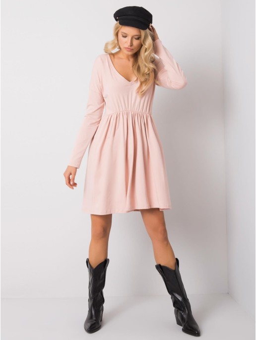 Suknelė-RV-SK-6008.19X-šviesiai rožinė Suknelė-RV-SK-6008.19X-šviesiai rožinė