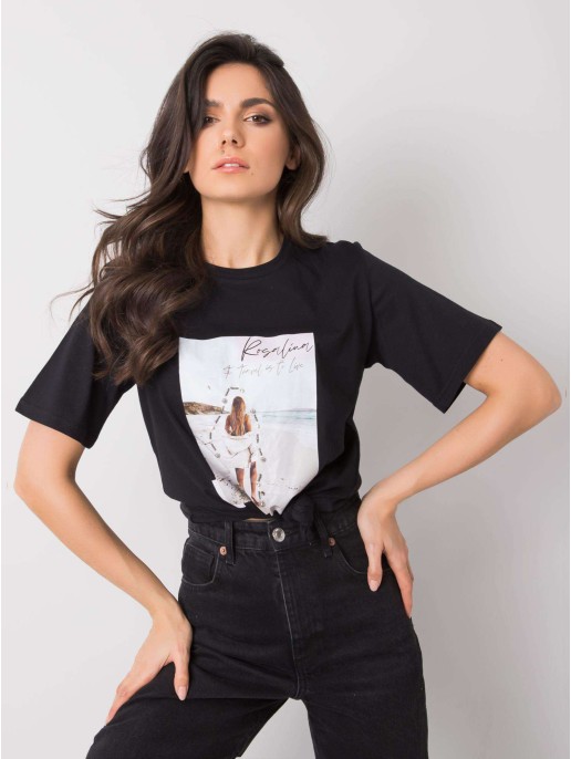 T-shirt-PM-TS-SS21CA43.08P-czarny T-shirt-PM-TS-SS21CA43.08P-czarny