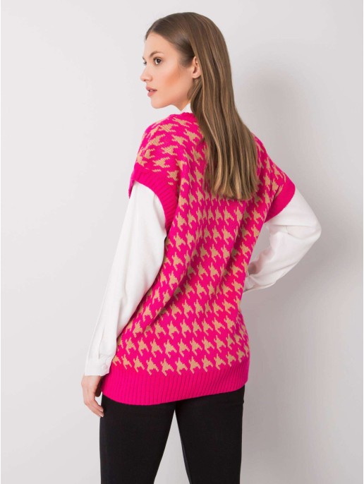 Sweter-269-SW-16500.37-fluo różowy Sweter-269-SW-16500.37-fluo różowy