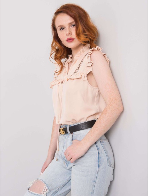 Bluzka-TW-BZ-BP-H642.24-jasny beżowy Bluzka-TW-BZ-BP-H642.24-jasny beżowy