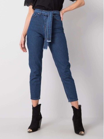 Spodnie jeans-320-SP-2902.09P-ciemny niebieski 2