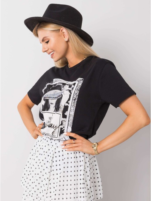 T-shirt-HB-TS-3029.14P-czarny T-shirt-HB-TS-3029.14P-czarny